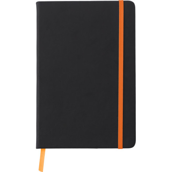PU notitieboek Charlene oranje