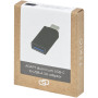 ADAPT aluminum USB-C to USB-A 3.0 adapter - Solid black