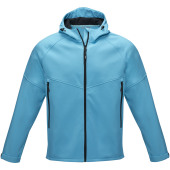 Coltan heren GRS-gerecycled softshell jack - NXT blauw - XS