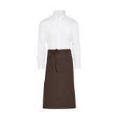 ROME - Recycled Bistro Apron with Pocket - Brown - One Size