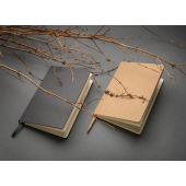 A5 FSC® hardcover notebook, brown