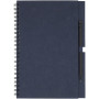 Luciano Eco ringbandnotitieboek met potlood - medium - Donkerblauw