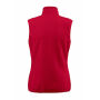 Printer Sideflip Lady Fleece Vest Red L
