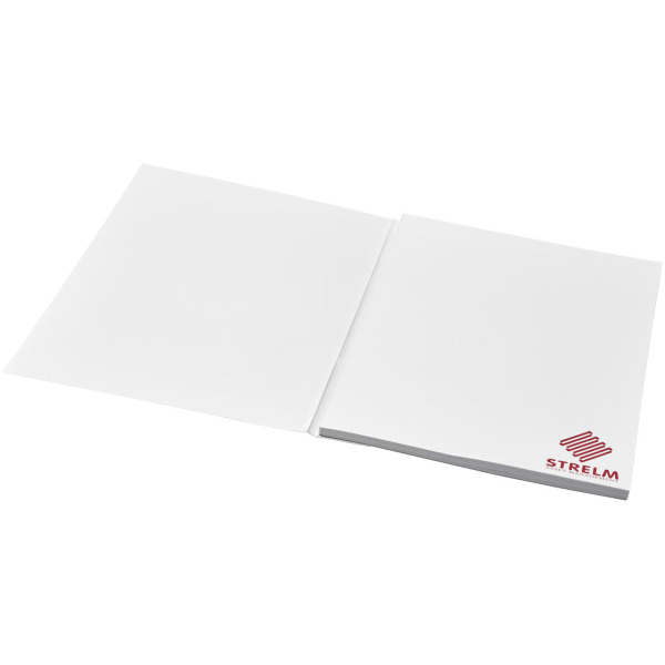 Desk-Mate® A5 kladblok met een omwikkelde omslag - Wit - 50 pages