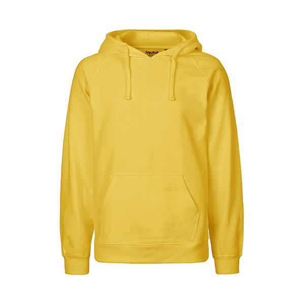 Neutral mens hoodie-Yellow-S