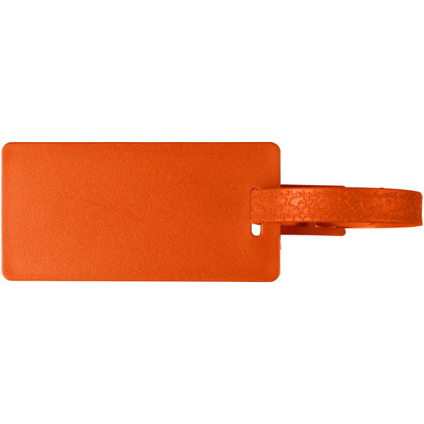 River window luggage tag - Orange