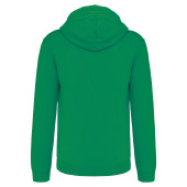 Men's contrast hooded full zip sweatshirt Light Kelly Green / White S