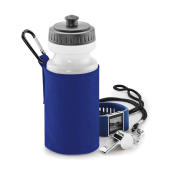 Water Bottle And Holder - Black - One Size