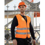 Safety Vest with Zipper "Cologne" - Sky Blue - 2XL