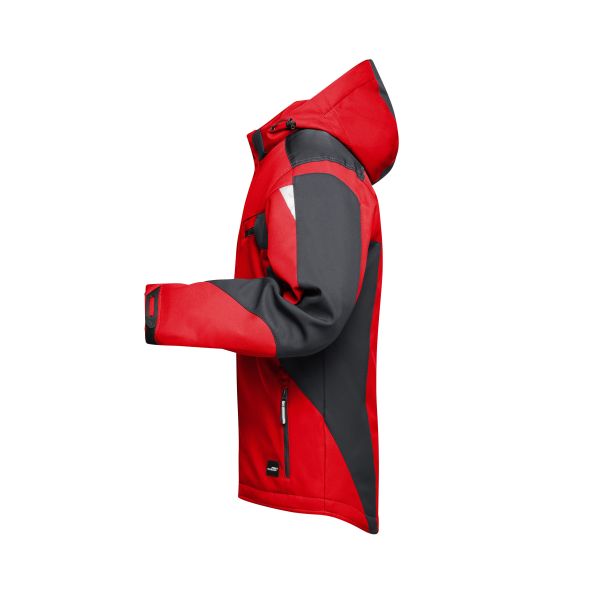 Craftsmen Softshell Jacket - STRONG - - red/black - M