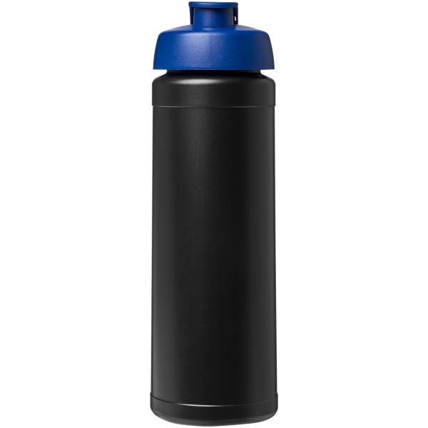 Baseline® Plus 750 ml flip lid sport bottle - Solid black/Blue