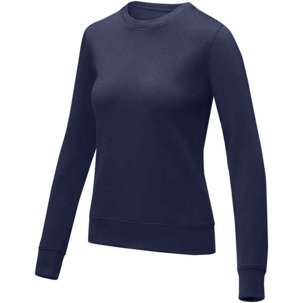 Zenon dames sweater met crewneck - Navy - 4XL