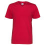 Cottover Gots T-shirt V-neck Man red XS