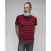 Men's Stripy T - Black/Red - XL