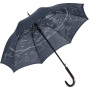 AC woodshaft regular umbrella - night blue/starsky