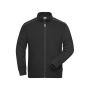 Men's Workwear Sweat-Jacket - SOLID - - black - 6XL