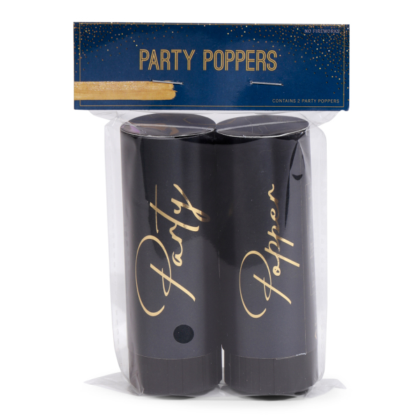 SENZA Party Poppers Blauw /2