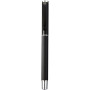 Pedova rollerball pen with leather barrel - Solid black