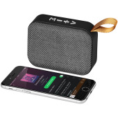 Fashion Bluetooth®-speaker van stof - Grijs