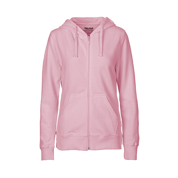 Neutral ladies zip hoodie-Light-Pink-XS