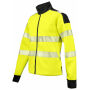 6111 Sweatshirt full zip W Yellow/Black XS