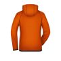 Men's Hooded Fleece - dark-orange/carbon - XXL