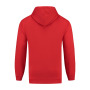 L&S Sweater Hooded red L