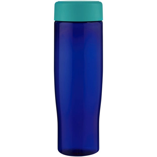 H2O Active® Eco Tempo 700 ml screw cap water bottle - Aqua/Blue