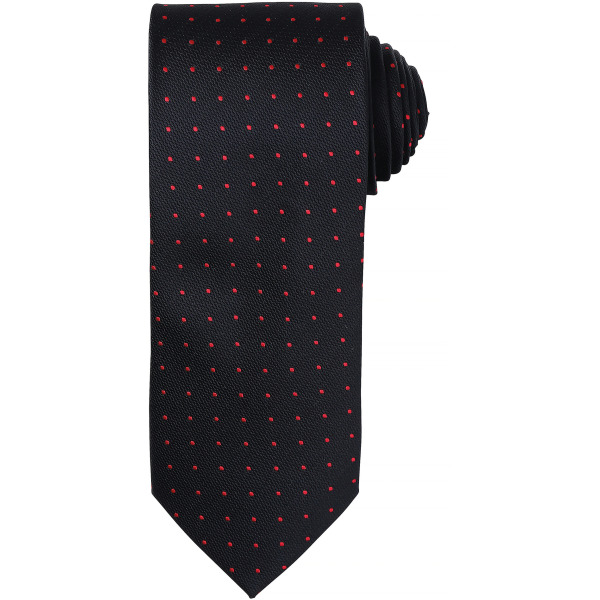 MICRO DOT TIE Black / Red One Size