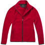 Brossard fleece dames jas met ritssluiting - Rood - XS