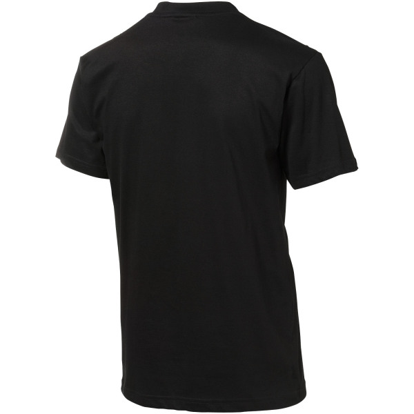 Ace short sleeve men's t-shirt - Solid black - 3XL