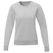Zenon dames sweater met crewneck - Heather grijs - XXL