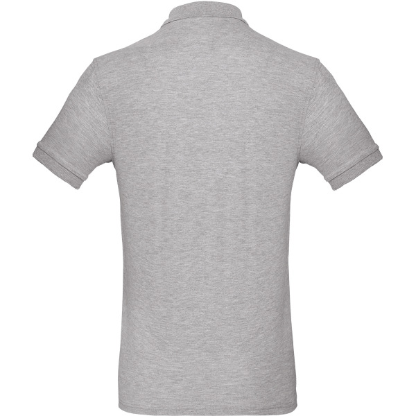 Men's organic polo shirt Heather Grey XXL
