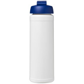 Baseline® Plus 750 ml sportfles met flipcapdeksel - Wit/Blauw