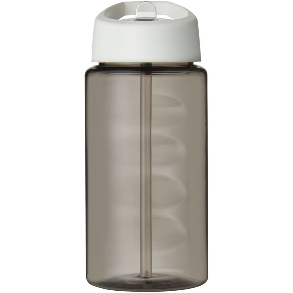 H2O Active® Bop 500 ml spout lid sport bottle - Charcoal/White
