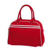 Retro Bowling Bag - Classic Red/White - One Size