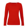 Organic Inspire LSL T /women T-shirt - Fire Red - S