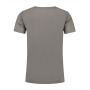 L&S T-shirt V-neck cot/elast SS for him pearl grey XL