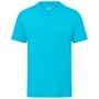 Men's Slub T-Shirt - turquoise - XXL