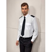 Men's Long-Sleeved Pilot Shirt White 18 UK