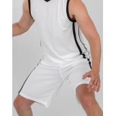 Men's Quick Dry Basketball Shorts - Royal/White - 4XL