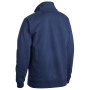 Sweatshirt bi-colour met halve rits Sweatshirt bi-colour met halve rits
