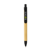 Write responsible recycled papieren pen, zwart