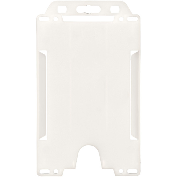 Pierre plastic card holder - White