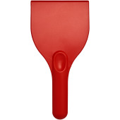 Artur gebogen kunststof ijskrabber - Rood