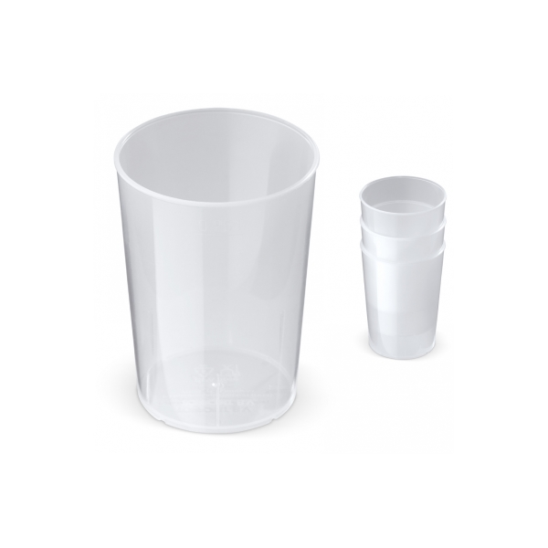 Ecologische cup PP 250ml - Transparant