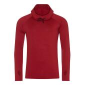 AWDis Cool Cowl Neck Top, Red Melange, M, Just Cool