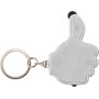 ABS 2-in-1 key holder Melvin silver