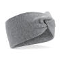 Twist Knit Headband - Grey Marl - One Size