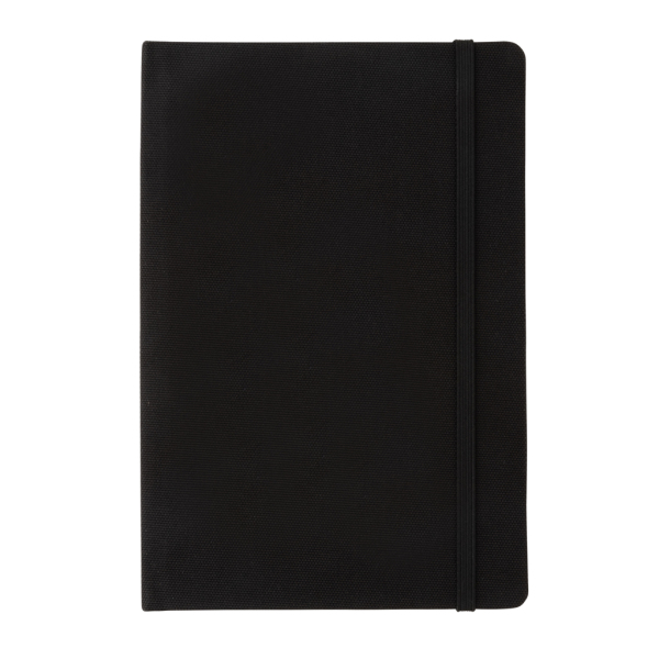 GRS-gecertificeerd RPET A5-notitieboek, zwart